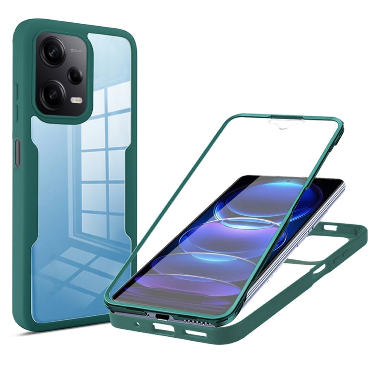 For Xiaomi Redmi Note 12 Pro 5G / Poco X5 Pro Acrylic + TPU 360 Degrees Full Coverage Phone Case(Green) by buy2fix