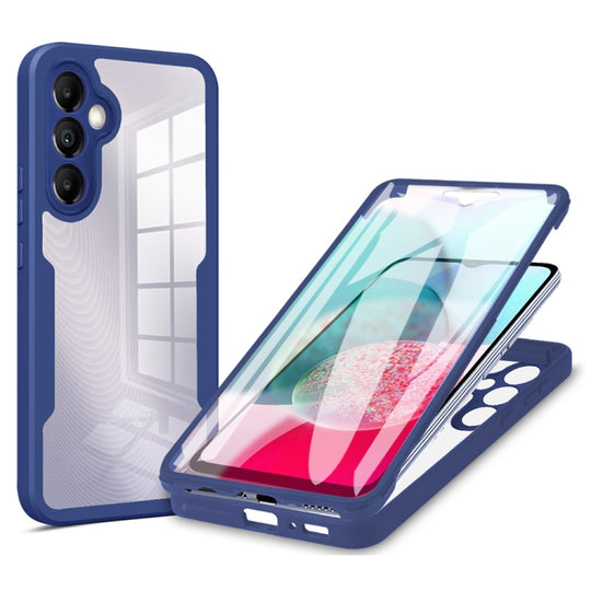 For Samsung Galaxy A34 5G Acrylic + TPU 360 Degrees Full Coverage Phone Case(Blue)
