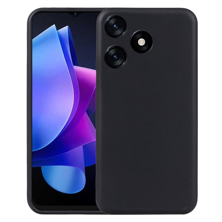 For Tecno Spark 10 / 10C TPU Phone Case(Black) by buy2fix