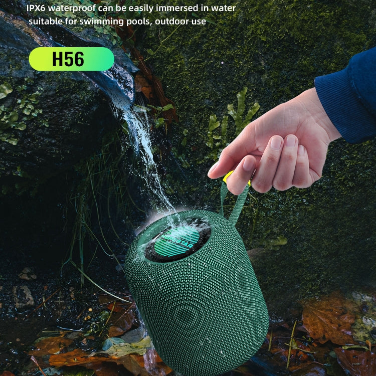 HOPESTAR H56 IPX6 Waterproof 10W TWS Subwoofer Light Bluetooth Speaker(Orange) - Waterproof Speaker by HOPESTAR | Online Shopping UK | buy2fix