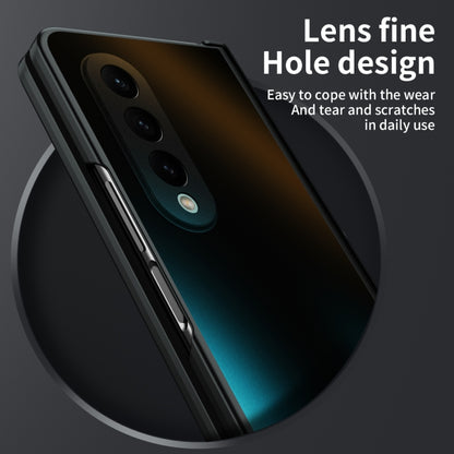 For Samsung Galaxy Z Fold4 5G Integrated Electroplating Folding All-inclusive Phone Case(Black) - Galaxy Z Fold4 5G Cases by buy2fix | Online Shopping UK | buy2fix