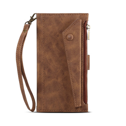 For Samsung Galaxy M54 ESEBLE Retro Frosted RFID Flip Leather Phone Case(Brown) - Galaxy Phone Cases by ESEBLE | Online Shopping UK | buy2fix