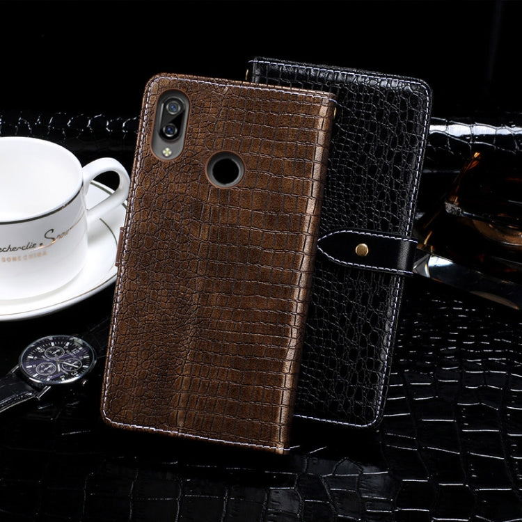 For BQ BQ-6040L Magic idewei Crocodile Texture Horizontal Flip Leather Case with Holder & Card Slots & Wallet(Black) - More Brand by idewei | Online Shopping UK | buy2fix