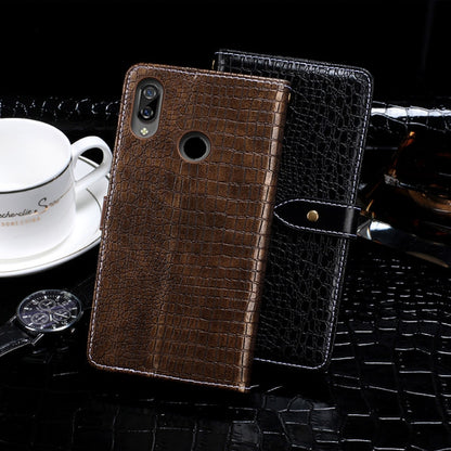 For BQ BQ-6040L Magic idewei Crocodile Texture Horizontal Flip Leather Case with Holder & Card Slots & Wallet(Black) - More Brand by idewei | Online Shopping UK | buy2fix
