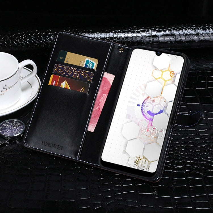 For BQ BQ-6040L Magic idewei Crocodile Texture Horizontal Flip Leather Case with Holder & Card Slots & Wallet(Black) - More Brand by idewei | Online Shopping UK | buy2fix