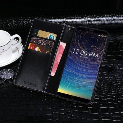 For Coolpad Legacy idewei Crocodile Texture Horizontal Flip Leather Case with Holder & Card Slots & Wallet(Dark Blue) - More Brand by idewei | Online Shopping UK | buy2fix
