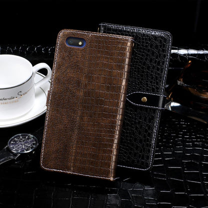 For Alcatel 1V (2019) idewei Crocodile Texture Horizontal Flip Leather Case with Holder & Card Slots & Wallet(Dark Blue) - More Brand by idewei | Online Shopping UK | buy2fix