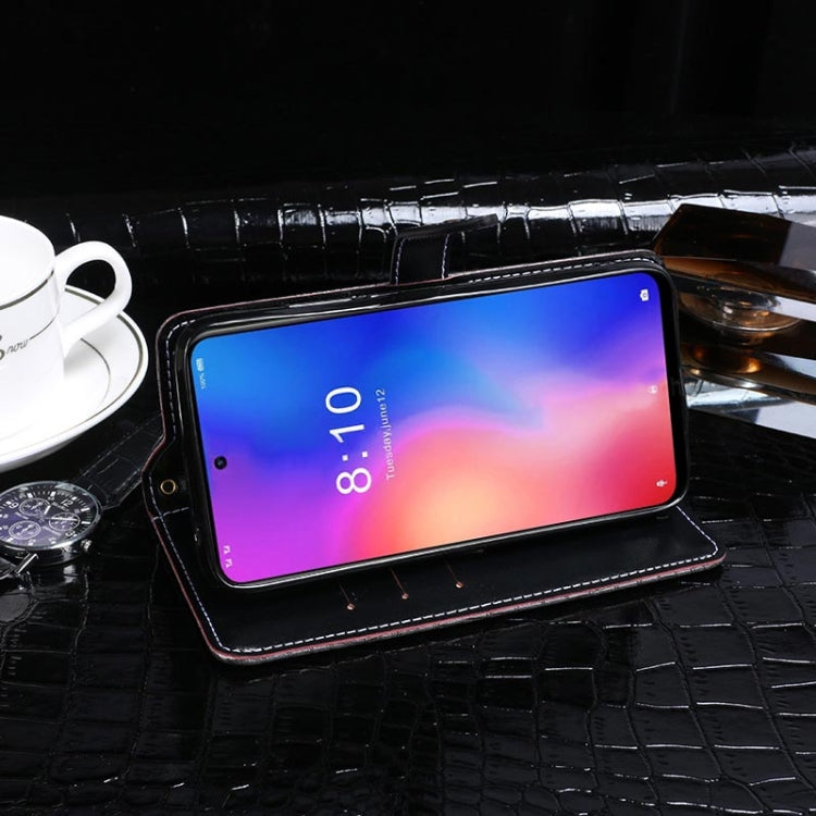 For Homtom P30 Pro idewei Crocodile Texture Horizontal Flip Leather Case with Holder & Card Slots & Wallet(Dark Blue) - More Brand by idewei | Online Shopping UK | buy2fix