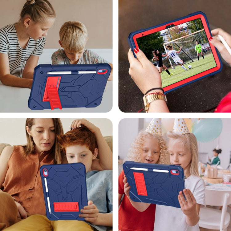 For iPad 2025 / 2022 Bumblebee Silicone + PC Shockproof Tablet Case with Holder(Navy Blue) - iPad 2025 / 2022 Cases by buy2fix | Online Shopping UK | buy2fix