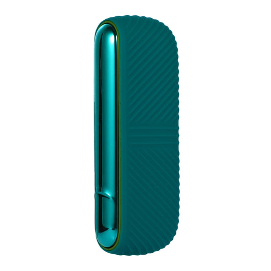 For IQOS ILUMA Silicone Electronic Cigarette Case Charging Compartment With Side Cover(Green) - E Cigarette Accessories by buy2fix | Online Shopping UK | buy2fix