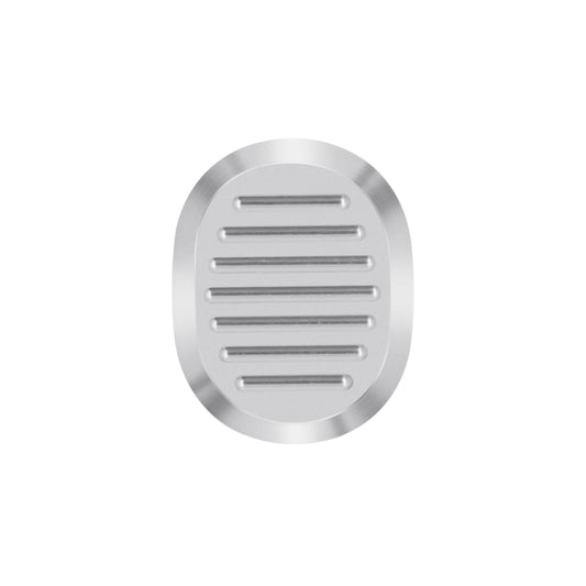 For IQOS ILUMA ONE E-cigarette Rod Replacement Decoration Color Cap with Removal Tool(Striped Silver) - E Cigarette Accessories by buy2fix | Online Shopping UK | buy2fix