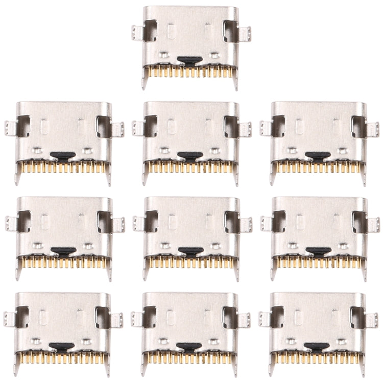 For Samsung Galaxy A04 SM-A045 10pcs Charging Port Connector - Tail Connector by buy2fix | Online Shopping UK | buy2fix