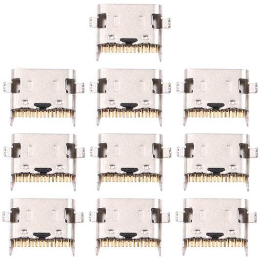 For Samsung Galaxy A04 SM-A045 10pcs Charging Port Connector - Tail Connector by buy2fix | Online Shopping UK | buy2fix