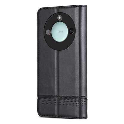 For Honor X60 AZNS Magnetic Calf Texture Flip Leather Phone Case(Black) - Honor Cases by AZNS | Online Shopping UK | buy2fix