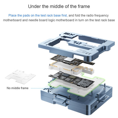 Qianli iSocket Motherboard Layered Test Fixture For iPhone 13 Series - Repair Fixture by QIANLI | Online Shopping UK | buy2fix