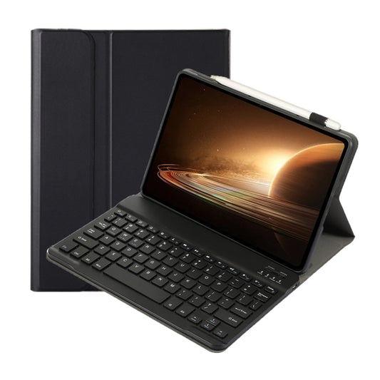 For OPPO Pad 2 11.61 inch 2023 OP13 Lambskin Texture Ultra-thin Detachable Bluetooth Keyboard Leather Case(Black) - OPPO Keyboard by buy2fix | Online Shopping UK | buy2fix
