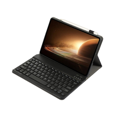 For OPPO Pad 2 11.61 inch 2023 OP13 Lambskin Texture Ultra-thin Detachable Bluetooth Keyboard Leather Case(Black) - OPPO Keyboard by buy2fix | Online Shopping UK | buy2fix