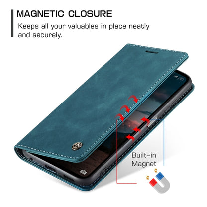 For Xiaomi Redmi Note 12 4G Global CaseMe 013 Multifunctional Horizontal Flip Leather Phone Case(Blue) by CaseMe