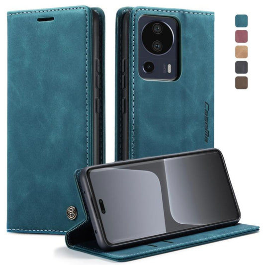 For Xiaomi 13 Lite CaseMe 013 Multifunctional Horizontal Flip Leather Phone Case(Blue) - Xiaomi Cases by CaseMe | Online Shopping UK | buy2fix