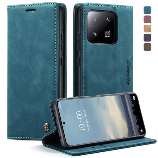 For Xiaomi 13 Pro CaseMe 013 Multifunctional Horizontal Flip Leather Phone Case(Blue) - Xiaomi Cases by CaseMe | Online Shopping UK | buy2fix