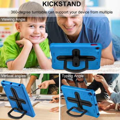 Shield 360 Rotation Handle EVA Shockproof PC Tablet Case For iPad 10.2 2019/2020/2021/Pro 10.5 2017/Air 2019 (Blue Black) - iPad 10.2 Cases by buy2fix | Online Shopping UK | buy2fix