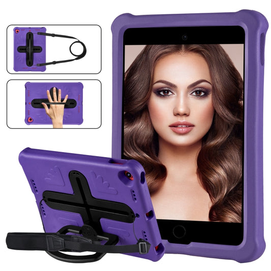Shield 360 Rotation Handle EVA Shockproof PC Tablet Case For iPad 10.2 2019/2020/2021/Pro 10.5 2017/Air 2019 (Purple Black) - iPad 10.2 Cases by buy2fix | Online Shopping UK | buy2fix