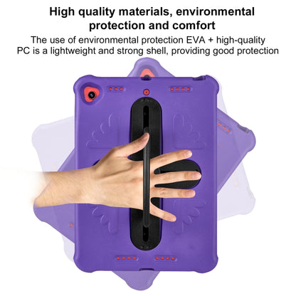 Shield 360 Rotation Handle EVA Shockproof PC Tablet Case For iPad 10.2 2019/2020/2021/Pro 10.5 2017/Air 2019 (Purple Black) - iPad 10.2 Cases by buy2fix | Online Shopping UK | buy2fix
