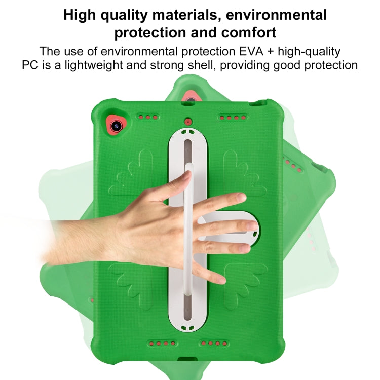 Shield 360 Rotation Handle EVA Shockproof PC Tablet Case For iPad 10.2 2019/2020/2021/Pro 10.5 2017/Air 2019 (Green Beige) - iPad 10.2 Cases by buy2fix | Online Shopping UK | buy2fix