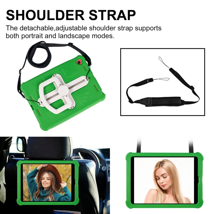 Shield 360 Rotation Handle EVA Shockproof PC Tablet Case For iPad 10.2 2019/2020/2021/Pro 10.5 2017/Air 2019 (Green Beige) - iPad 10.2 Cases by buy2fix | Online Shopping UK | buy2fix