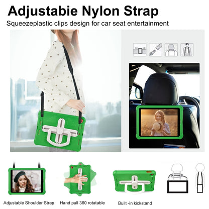 Shield 360 Rotation Handle EVA Shockproof PC Tablet Case For iPad 10.2 2019/2020/2021/Pro 10.5 2017/Air 2019 (Green Beige) - iPad 10.2 Cases by buy2fix | Online Shopping UK | buy2fix