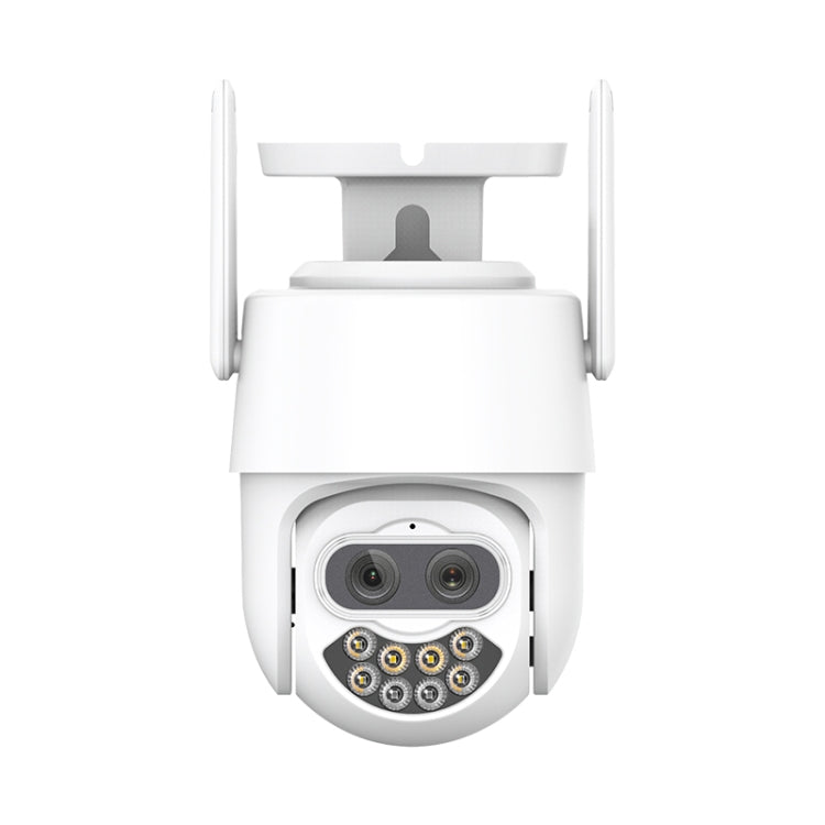 QX82 400W Dual Screen Dual Channel Synchronous Monitoring IP Camera, Plug:US Plug by buy2fix