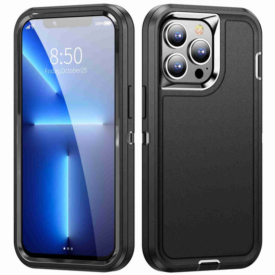 For iPhone 12 / 12 Pro Life Waterproof Rugged Phone Case(Black)