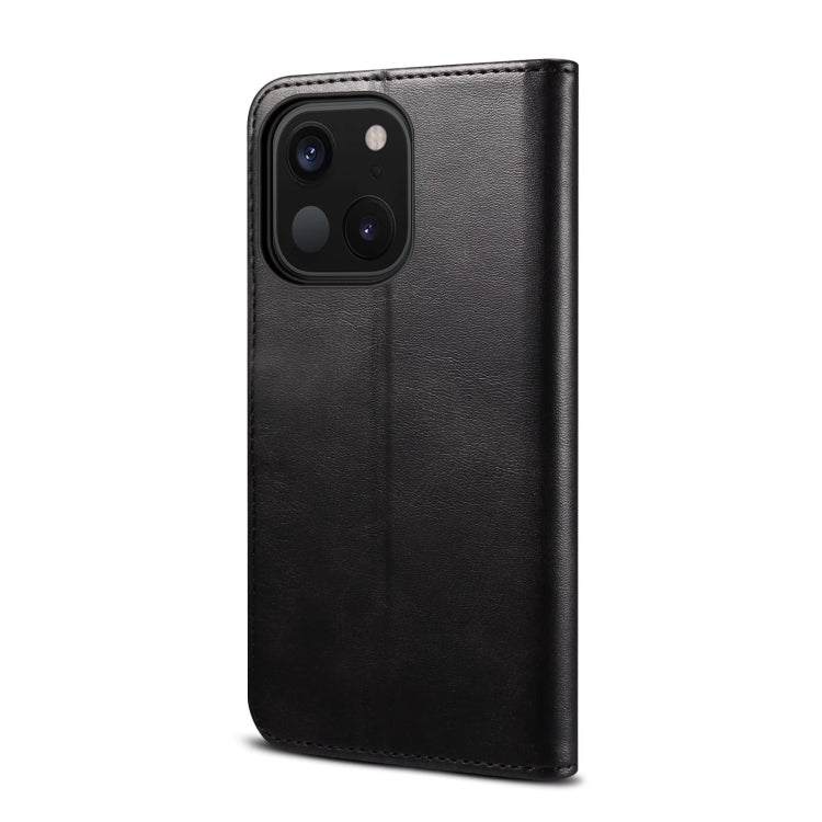 For iPhone 14 Plus GUSSIM Horizontal Flip Leather Phone Case(Black) - iPhone 14 Plus Cases by GUSSIM | Online Shopping UK | buy2fix