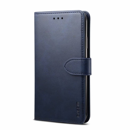 For iPhone 14 GUSSIM Horizontal Flip Leather Phone Case(Blue) - iPhone 14 Cases by GUSSIM | Online Shopping UK | buy2fix