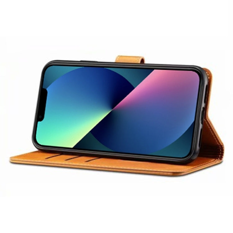 For iPhone 14 GUSSIM Horizontal Flip Leather Phone Case(Blue) - iPhone 14 Cases by GUSSIM | Online Shopping UK | buy2fix