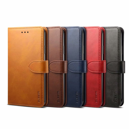 For iPhone 14 GUSSIM Horizontal Flip Leather Phone Case(Red) - iPhone 14 Cases by GUSSIM | Online Shopping UK | buy2fix