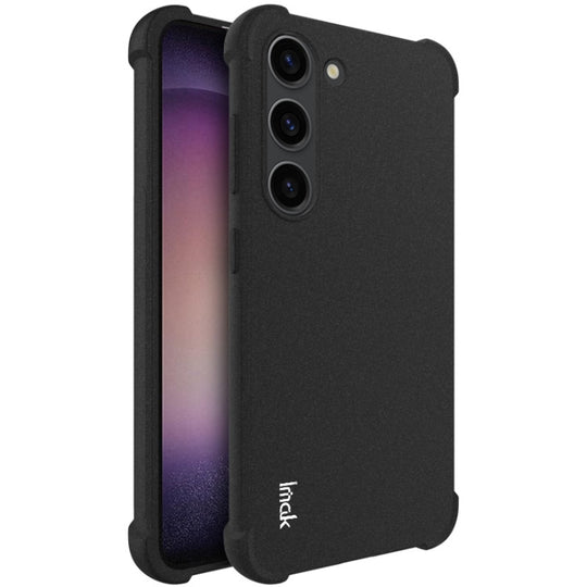 For Samsung Galaxy S23 5G imak Shockproof Airbag TPU Phone Case(Matte Black)