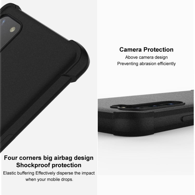 For Sony Xperia 1 V imak Shockproof Airbag TPU Phone Case(Matte Black) by imak