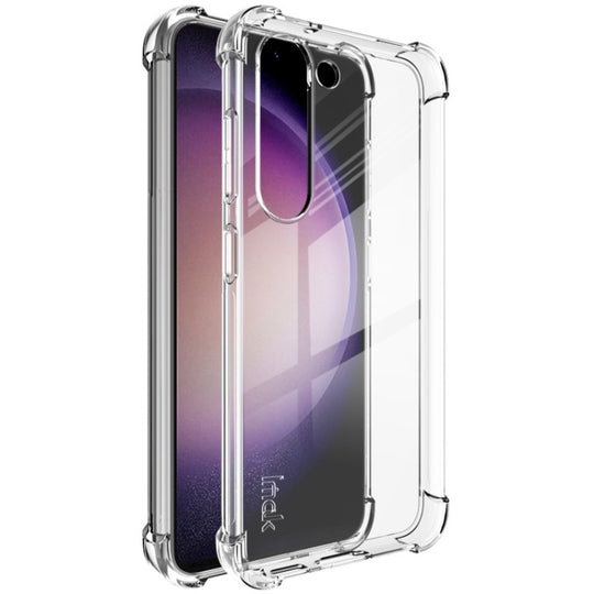 For Samsung Galaxy S23 5G imak Shockproof Airbag TPU Phone Case(Transparent)