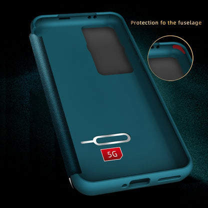 For Huawei P60 Pro Leather + TPU Frame Shockproof Phone Case(Purple) - Huawei Cases by buy2fix | Online Shopping UK | buy2fix