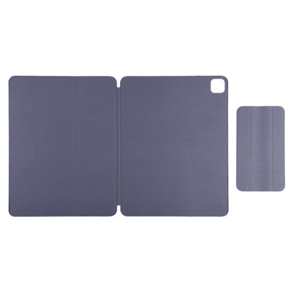 For iPad Pro 11 2022 / 2021 / iPad Pro 11 inch 2020 / Pro 11 2018 / Air 2020 10.9 Horizontal Flip Ultra-thin Double-sided Clip Active Buckle Magnetic PU Leather Tablet Case With Three-folding Holder & Sleep / Wake-up Function(Dark Blue) - iPad Pro 11 (2022/2021) Cases by buy2fix | Online Shopping UK | buy2fix