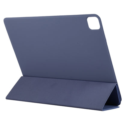 For iPad Pro 11 2022 / 2021 / iPad Pro 11 inch 2020 / Pro 11 2018 / Air 2020 10.9 Horizontal Flip Ultra-thin Double-sided Clip Active Buckle Magnetic PU Leather Tablet Case With Three-folding Holder & Sleep / Wake-up Function(Dark Blue) - iPad Pro 11 (2022/2021) Cases by buy2fix | Online Shopping UK | buy2fix