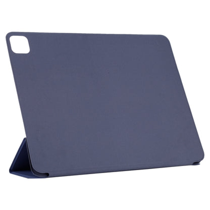 For iPad Pro 11 2022 / 2021 / iPad Pro 11 inch 2020 / Pro 11 2018 / Air 2020 10.9 Horizontal Flip Ultra-thin Double-sided Clip Active Buckle Magnetic PU Leather Tablet Case With Three-folding Holder & Sleep / Wake-up Function(Dark Blue) - iPad Pro 11 (2022/2021) Cases by buy2fix | Online Shopping UK | buy2fix