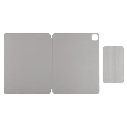 For iPad Pro 11 2022 / 2021 / iPad Pro 11 inch 2020 / Pro 11 2018 / Air 2020 10.9 Horizontal Flip Ultra-thin Double-sided Clip Active Buckle Magnetic PU Leather Tablet Case With Three-folding Holder & Sleep / Wake-up Function(Grey) - iPad Pro 11 (2022/2021) Cases by buy2fix | Online Shopping UK | buy2fix