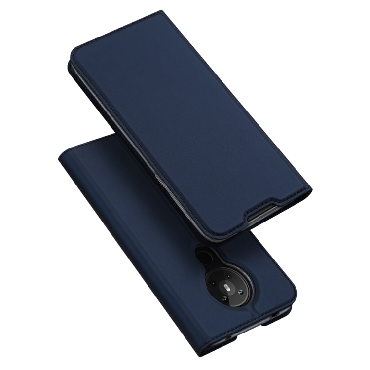 For Nokia 5.3 DUX DUCIS Skin Pro Series Horizontal Flip PU + TPU Leather Case, with Holder & Card Slots(Blue) by DUX DUCIS