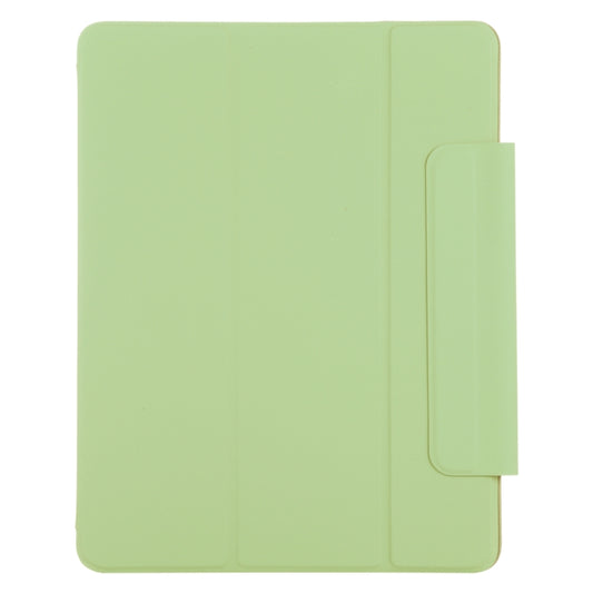 For iPad Air 13 2024 / 2025 / Pro 12.9 2020 Active Buckle Magnetic PU Leather Tablet Case With Holder & Sleep / Wake-up Function(Light Green) - iPad Pro 12.9 (2020) Cases by buy2fix | Online Shopping UK | buy2fix
