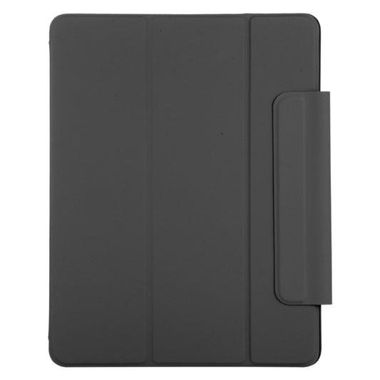 For iPad Air 13 2024 / 2025 / Pro 12.9 2020 Active Buckle Magnetic PU Leather Tablet Case With Holder & Sleep / Wake-up Function(Black) - iPad Pro 12.9 (2020) Cases by buy2fix | Online Shopping UK | buy2fix