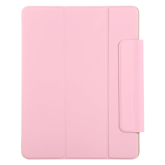 For iPad Air 13 2024 / 2025 / Pro 12.9 2020 Active Buckle Magnetic PU Leather Tablet Case With Holder & Sleep / Wake-up Function(Rose Gold) - iPad Pro 12.9 (2020) Cases by buy2fix | Online Shopping UK | buy2fix