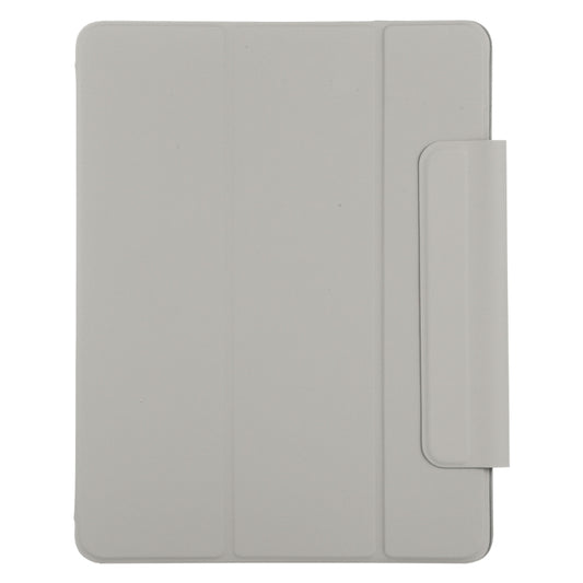 For iPad Air 13 2024 / 2025 / Pro 12.9 2020 Active Buckle Magnetic PU Leather Tablet Case With Holder & Sleep / Wake-up Function(Grey) - iPad Pro 12.9 (2020) Cases by buy2fix | Online Shopping UK | buy2fix