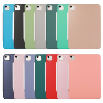 For iPad Air 13 2024 / 2025 / Pro 12.9 2020 Active Buckle Magnetic PU Leather Tablet Case With Holder & Sleep / Wake-up Function(Orange) - iPad Pro 12.9 (2020) Cases by buy2fix | Online Shopping UK | buy2fix